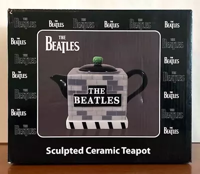 New Vandor The Beatles Abbey Road Sculpted Ceramic Teapot #72308 - Free Shipping • $49