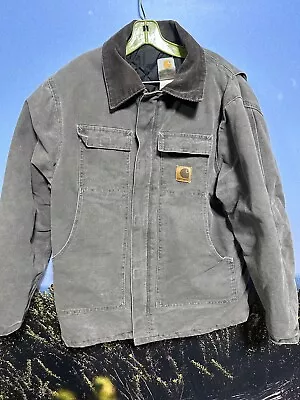 Vintage Carhartt Arctic Work Wear Quilt Lined Jacket Large Made In USA C26 CMT • $125