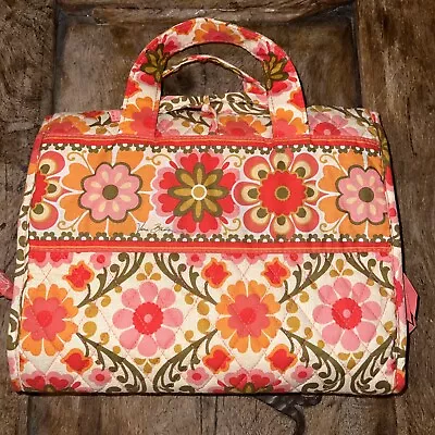 Vera Bradley Hanging Cosmetic Jewelry Toiletry Organizer Travel Bag • $15