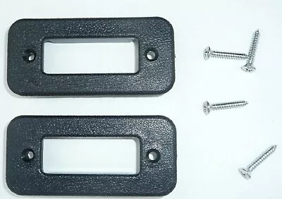 70 Challenger Cuda Seat Belt Guide Mopar Seatbelt Bezel Plate Black Bucket Seats • $13.95