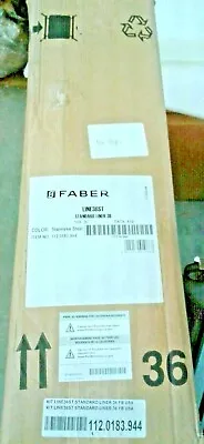 Faber LINE36ST 36 Inch Stainless Liner • $75