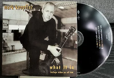 Mark Knopfler – What It Is Mexico Promo CD Enhanced Single RARE Extra Verse • $150