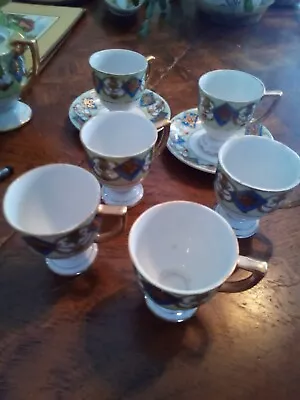 11 Pieces Vintage MEPOCO WARE Gilded  (made In Japan) • $32