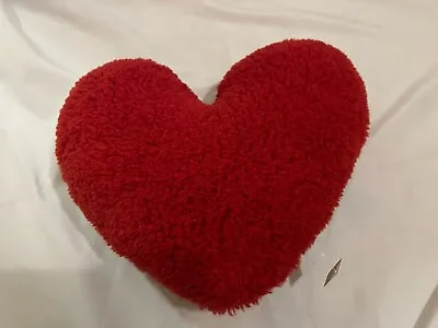 NWT Bedding Red Romantic I Love You Heart Shaped Stuffed Throw Pillow Nordstrom • $19.99