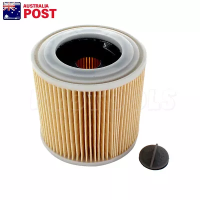 Cartridge Filter For Karcher WD2 WD3 MV2 MV3 Series Wet & Dry Vacuum Cleaner AU • $17.52