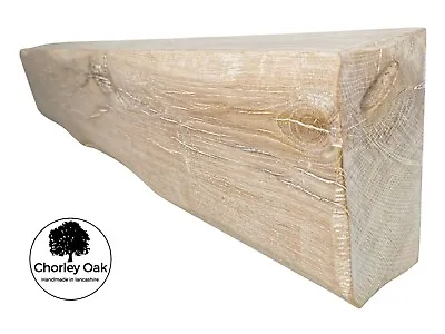 Chorley Oak Rustic Mantel Beam | 10cm X 20 Cm Floating Fireplace Mantle Shelf  • £150