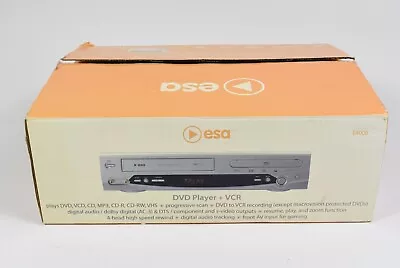 ESA E4000 DVD VCR Combo - Video CD/CD/MP3 Player - High Speed Rewind - OPEN BOX • $124.99