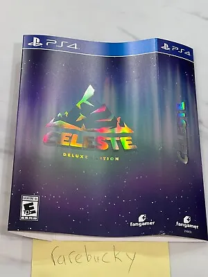 Celeste Deluxe Edition Slipcover Only (PS4) NO GAME • $9.99