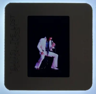 ELVIS PRESLEY 35mm Photo Slide Transparency LOST PERFORMANCES 1992 Concert Movie • $19.99