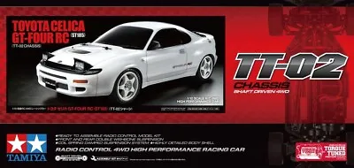 Tamiya RC 58730 1:10 Toyota Celica GT-Four ST185 TT-02 RC Model Car Assembly Kit • £140