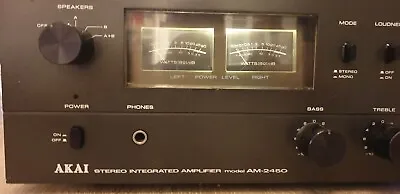 $390 • Buy AKAI AM-2450 Recapped! Works Great! Rarely Found In Black.