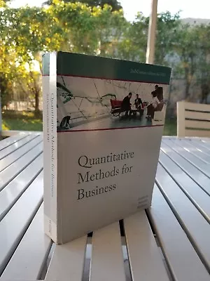 Quantitative Methods For Business By David R. Anderson 2013 Custom Ed For Fau • $42