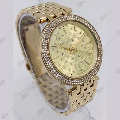 New Michael Kors MK3398 Darci Gold Dial Stainless Steel Bracelet Women's Watch • $101