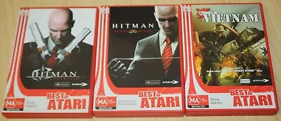 PC DVD ROM Best Of Atari Games - Hitman Blood Money Contracts Conflict Vietnam • $29.99