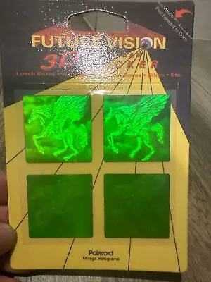 VTG Future Vision Polaroid 3-D 90's Mirage Holograms  - Pegasus - Horse  Type #2 • $14.99