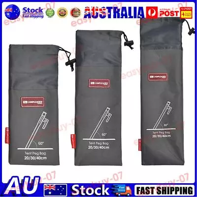 $7.98 • Buy AU Outdoor Camping Stake Storage Bags Hammer Wind Rope Tent Pegs Nails Pouch