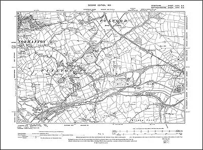 Kirkby In Ashfield (west) Old Map Nottinghamshire 1901: 27SW Repro • £18.99