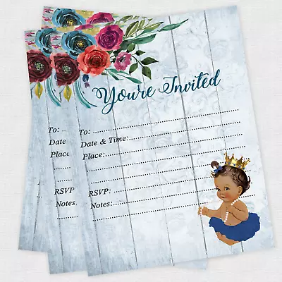 Princess Birthday Invitations Queen Baby Shower Girl Tutu Ballerina Decoration • $14.79