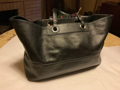 $51 • Buy An OROTON Black Leather Tote Bag