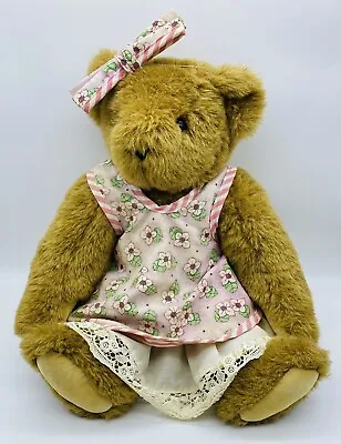 Vintage Vermont Teddy Bear Company 16” Jointed Plush Brown Bear • $13