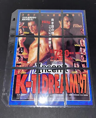 RARE K-1 Dream Kickboxing Poster Incent Cards Lot Andy Hug Filho UFC Pride FC • $99.99