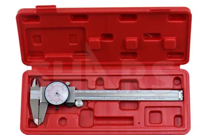 Shars 6  150mm Inch Metric Dual Reading Dial Caliper MM Inspection Report New #} • $28.95