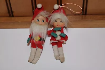 Vintage Napco Elf Santa Knee Hugger • $20