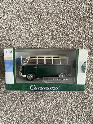 Hongwell Cararama 1/43 VW Volkswagen Camper Van Microbus Bus Samba Vintage Boxed • $18.50