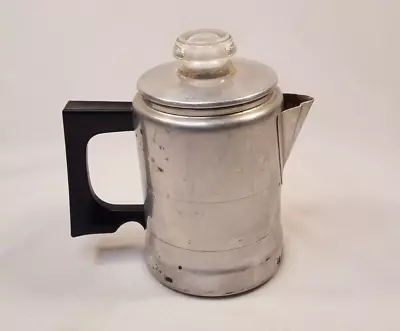 Vintage Aluminum 2 Cup Coffee Pot Percolator For Camping Or Stove Top Comet USA • $16.99