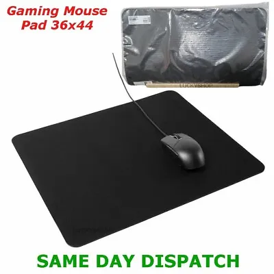 IKEA LANESPELARE Gaming Mouse Pad Non Slip  Black 36x44cm Product Quality • £11.50