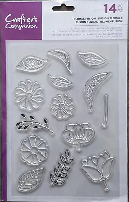 £6 • Buy Clear Stamps For Card Making - Floral Fusion