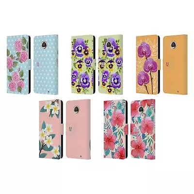 Head Case Designs Watercolour Flowers 2 Leather Book Case For Motorola Phones • $18.95