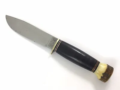 1910-11 Marble's Canoe Knife Stag Leather Pommel 3-3/4  Handles 9668-MRP • $999.95