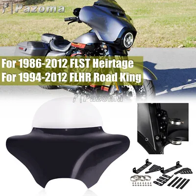 Batwing Fairing Cowl Windshield W/Mount Kit For Harley Touring FLHR Road King • $259.46