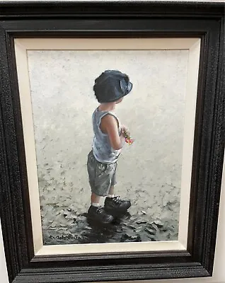 Keith Proctor Original Art 'Anything For You' Framed 26 X 32 Inches RRP £3500 • £1950