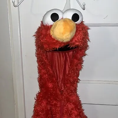 Fuzzy Elmo Sesame Street Toddler Halloween Costume 4-6 Jump Suit • $15