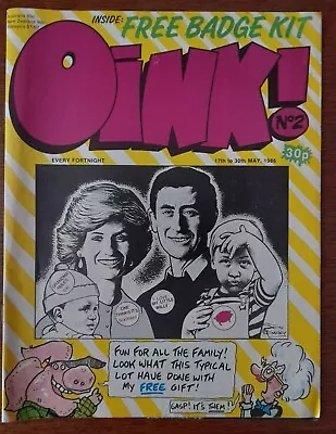 OINK! Comic Issue #2 :May 1986💥Contains FRANKEN-SWINE Poster! VGC! VERY RARE! • £5.95