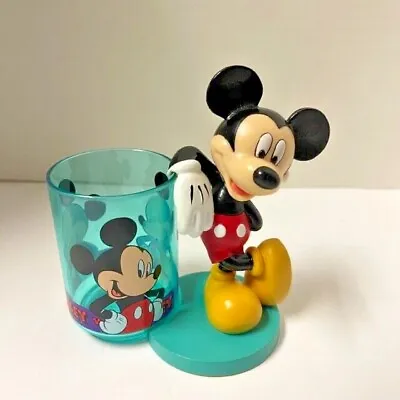 Vintage Zak Mickey Mouse Toothbrush Holder Cup • $12.99