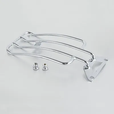 $29.50 • Buy Chrome Solo Seat Luggage Rack For 97-22 Harley-Davidson FLHTC Road King Touring