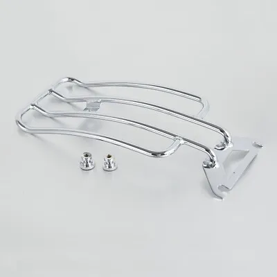 Chrome Solo Seat Luggage Rack For 97-22 Harley-Davidson FLHTC Road King Touring • $29.50