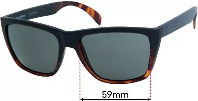 SFx Replacement Sunglass Lenses Fits Volcom Plasm - 59mm Wide • $33.99