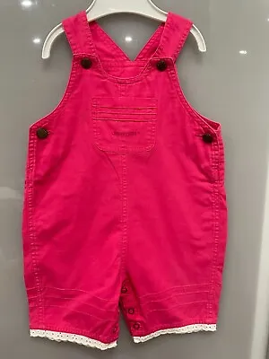 OSHKOSH B'GOSH - Gorgeous Girls Pink Summer Short Alls  - Size 1- EUC • $17