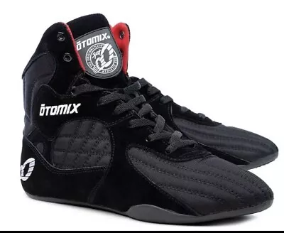 Otomix Stingray Black Bodybuilding Weightlifting MMA Grappling Shoes Size 12 • $99.99