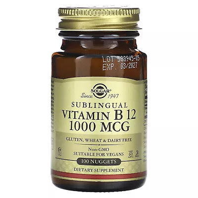 Sublingual Vitamin B 12 1000 Mcg 100 Nuggets • $14.67