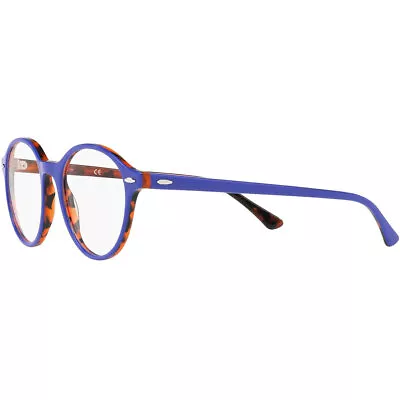 Ray Ban Men's Eyeglasses Violet Havana Orange Round Frame 0RX7118-5716-48-19-140 • $82.92