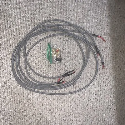 Monster Thx Certified Ultra 1000 Center/fronts 3 Speaker Wires + Connectors Lot • $50
