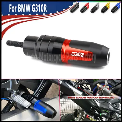 For BMW G310R CNC Frame Slider Crash Exhaust Sliders Protector M8 Accessories • $26.03