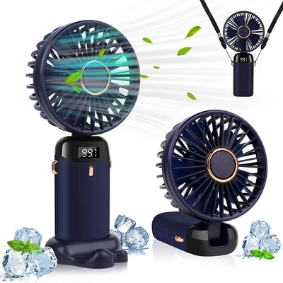 $19.91 • Buy Portable USB Hand Fan Desk Fan,Personal Mini Handheld Table Fan With LED Display