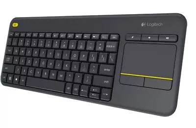 Logitech K400 Plus Wireless Keyboard With Touchpad  Entertainment Media Keys ... • $84.32