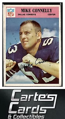 Mike Connelly 1966 Philadelphia #56 Dallas Cowboys TTM/IP Signed Auto • $11.95